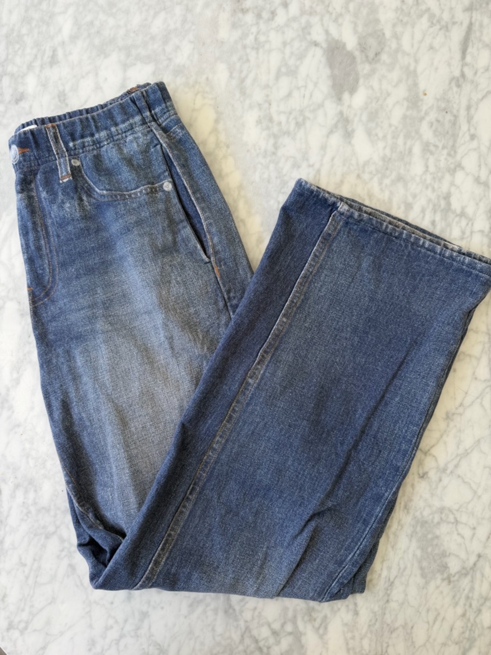 rag & bone terry cloth  in Faded Blue